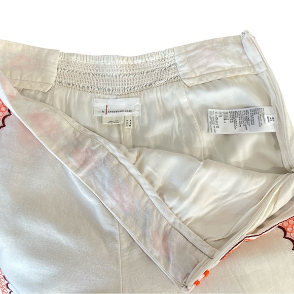 Anthropologie Islander Embroidered Pants Size US 0 - Picture 7 of 9
